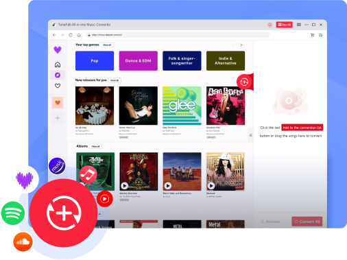 TuneFab Music Converter Webplayer