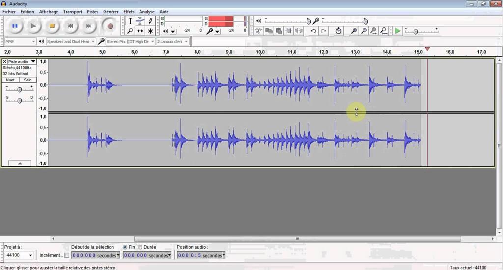 Enregistrer Spotify via Audacity