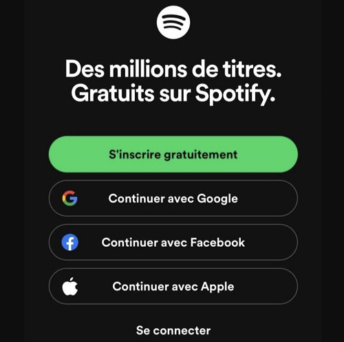 Se reconnecter à votre compte Spotify