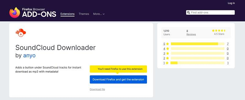 SoundCloud Downloader (Extension)