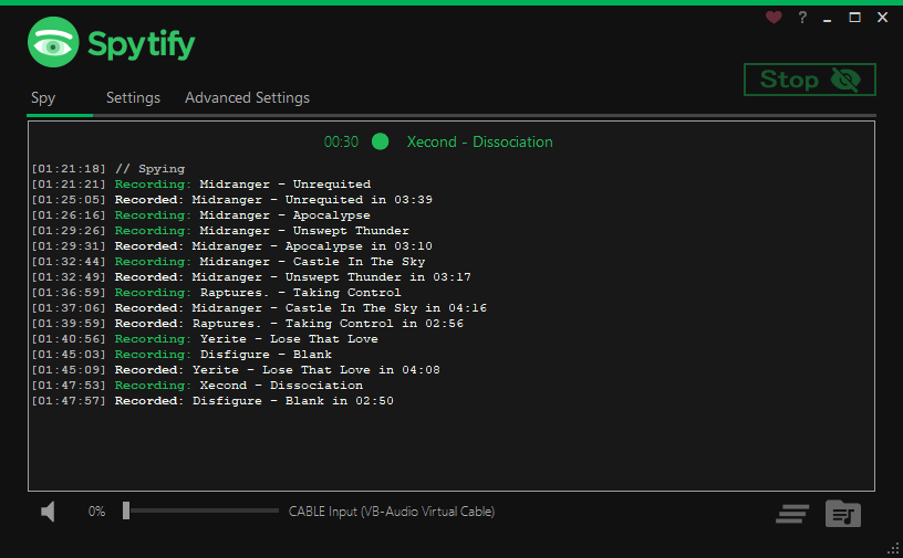 Cracker Spotify Premium sur PC avec Spytify