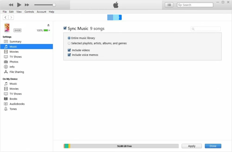 Transférer la musique SoundCloud sur iPhone via iTunes